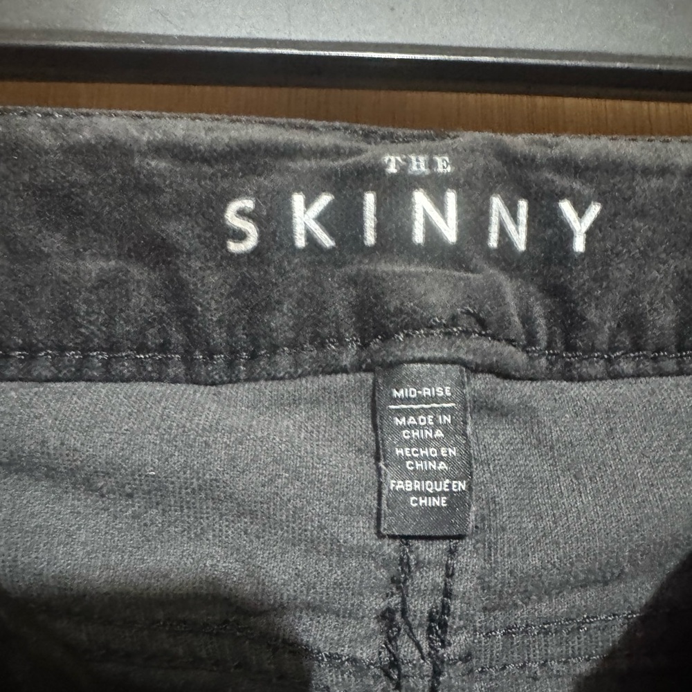 Girls Skinny Black Pants